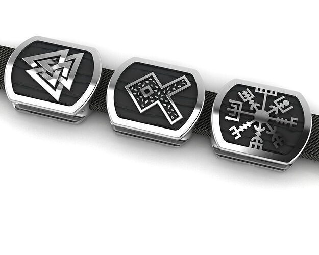 Rune Bracelet Parts 3D print model