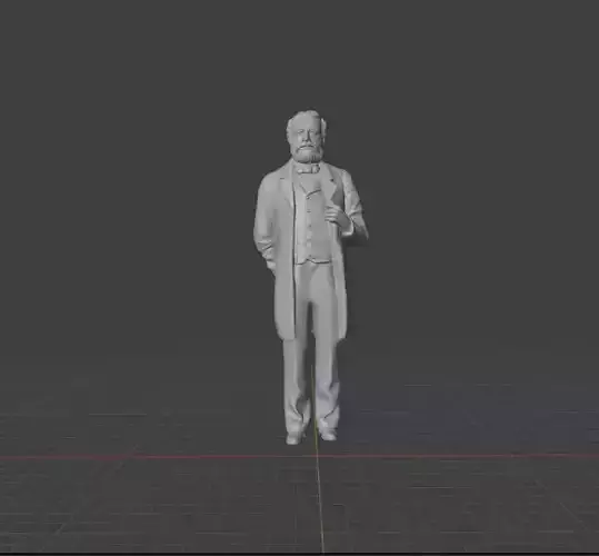 Jules Verne 3D print model
