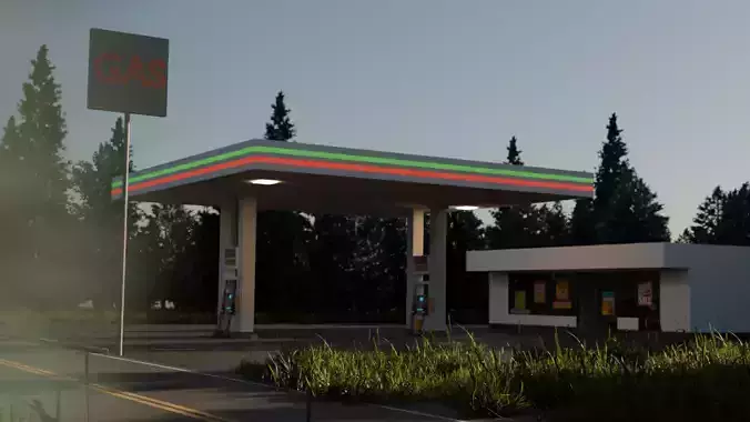 Gas station