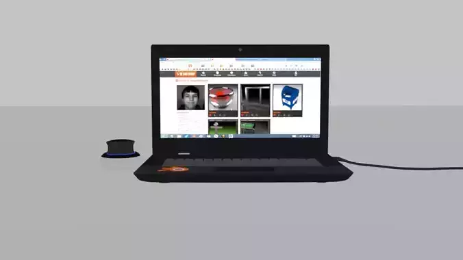 SleekWork Companion Laptop 3d Models