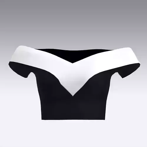 blouse black and white modern