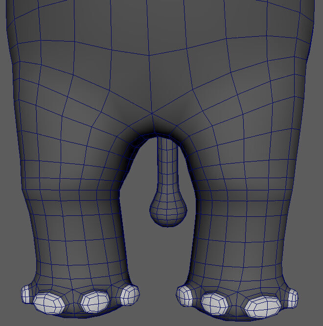 Anthropomorphic Elephant 3D Model Low-poly 3D model_15