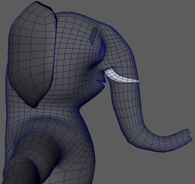 Anthropomorphic Elephant 3D Model Low-poly 3D model_18