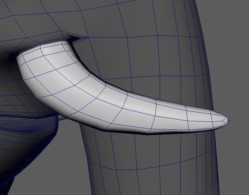 Anthropomorphic Elephant 3D Model Low-poly 3D model_12