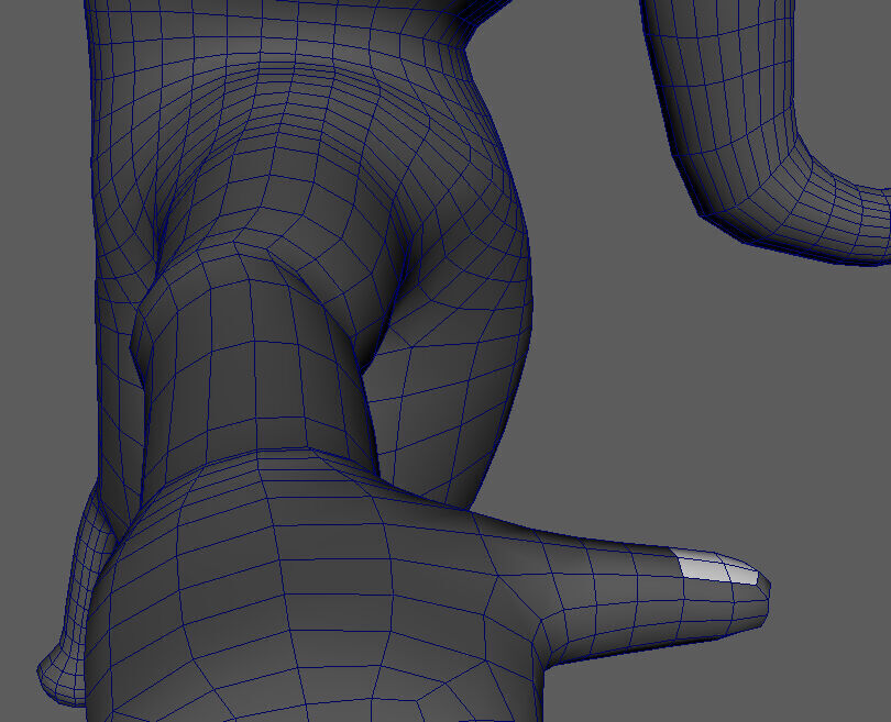 Anthropomorphic Elephant 3D Model Low-poly 3D model_9