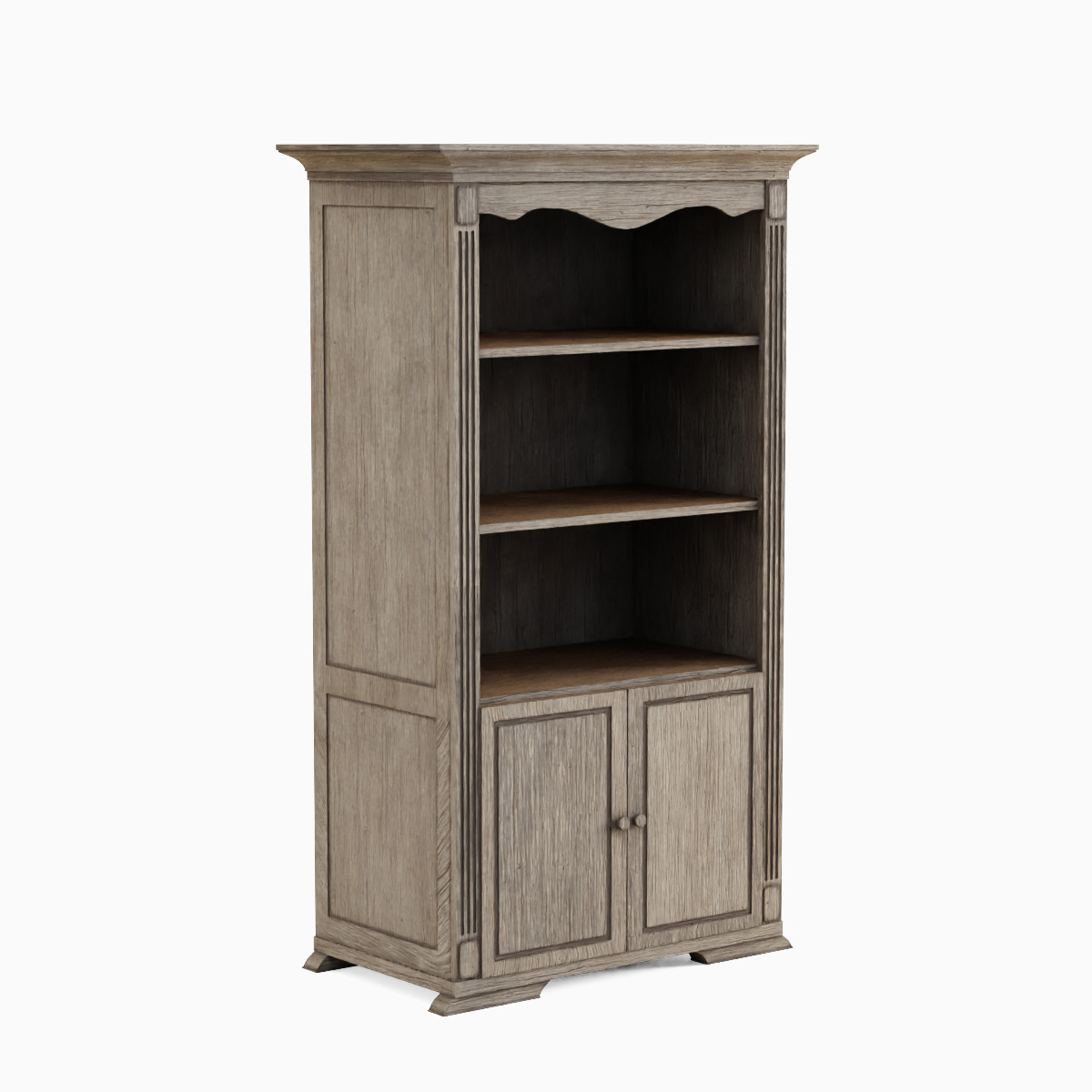 Antique Cupboard 03 Low-poly 3D model_3