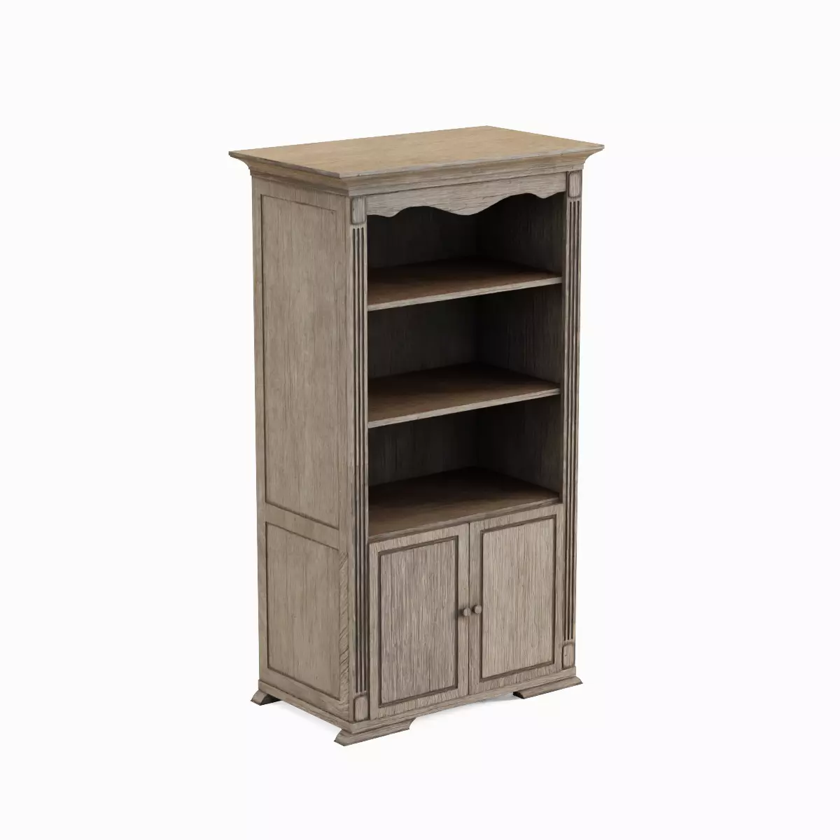 Antique Cupboard 03 Low-poly 3D model_0
