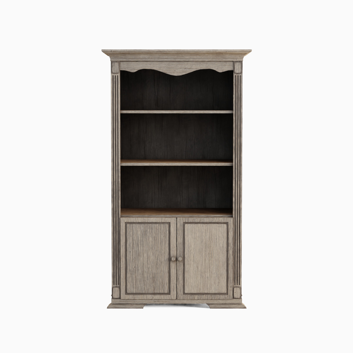Antique Cupboard 03 Low-poly 3D model_2
