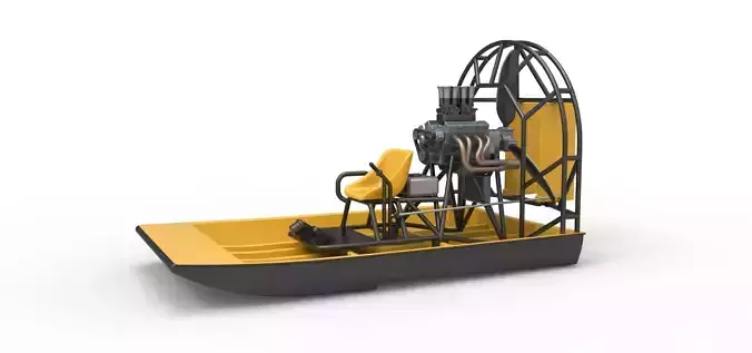 Drag racing Airboat Scale 1 to 25