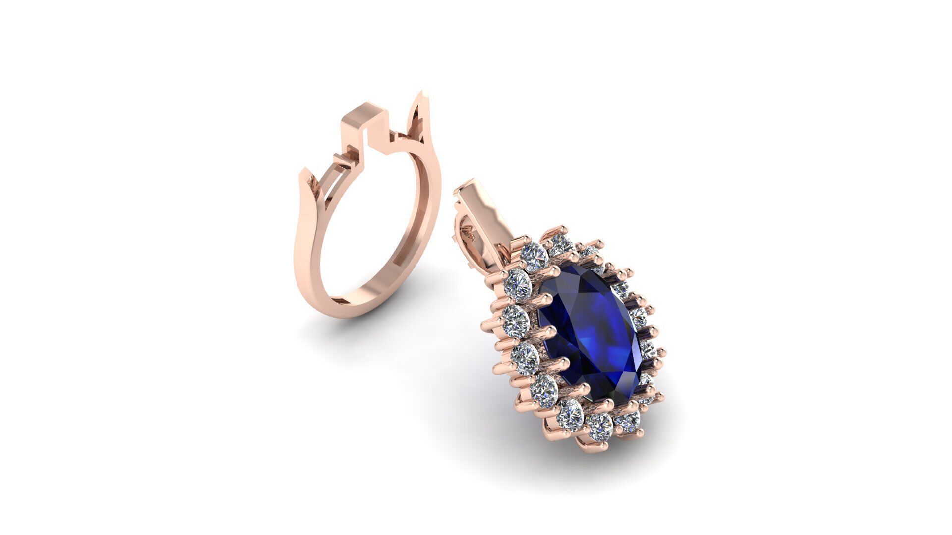 Ring Cum Pendant 3D print model_2