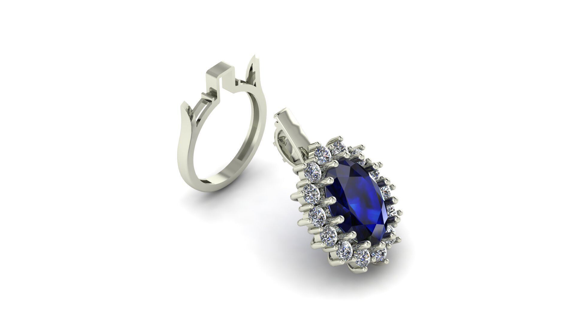 Ring Cum Pendant 3D print model_1