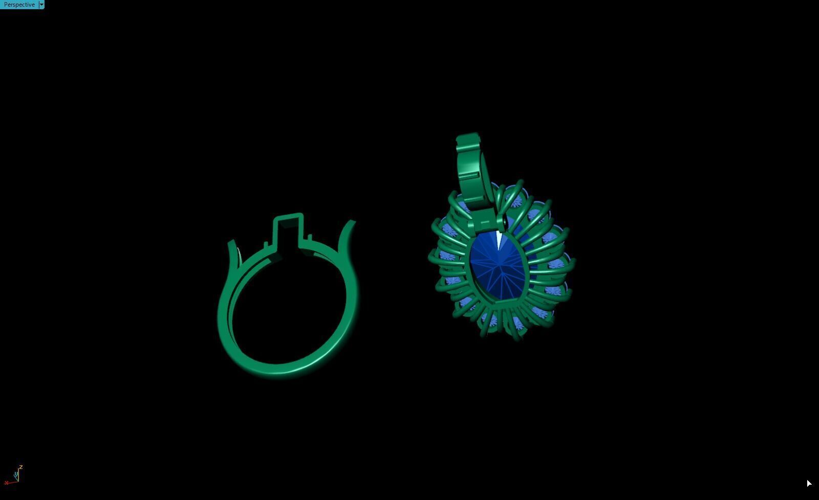 Ring Cum Pendant 3D print model_18