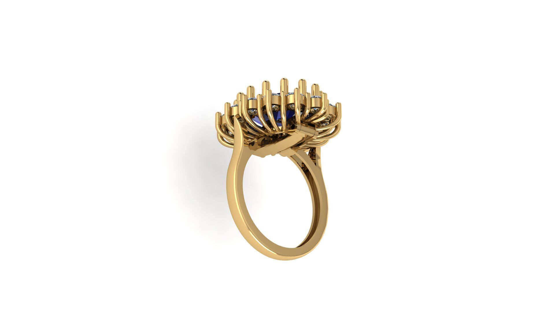 Ring Cum Pendant 3D print model_12