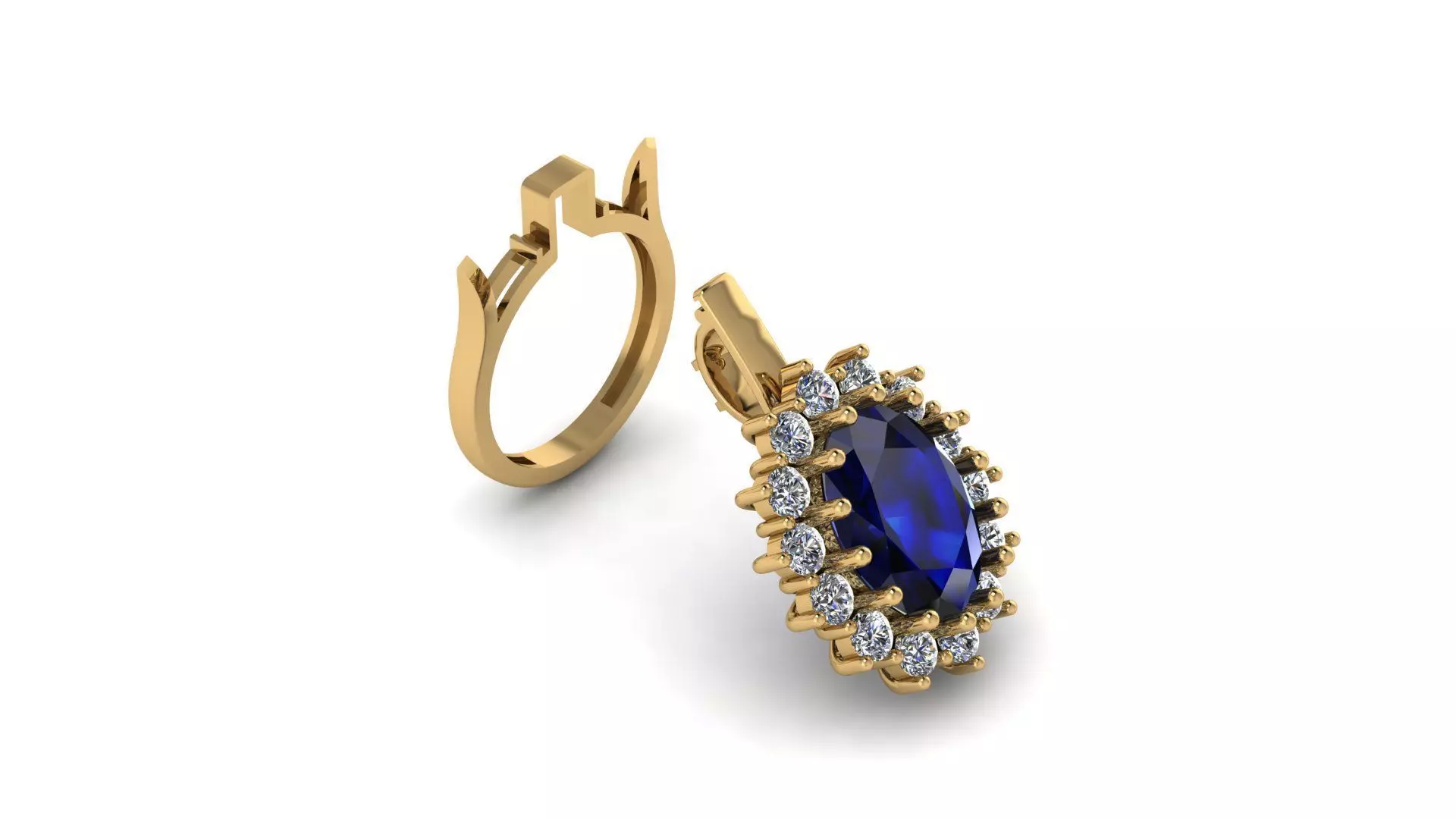 Ring Cum Pendant 3D print model_0