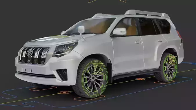 Toyota Land Cruiser Prado 3D model
