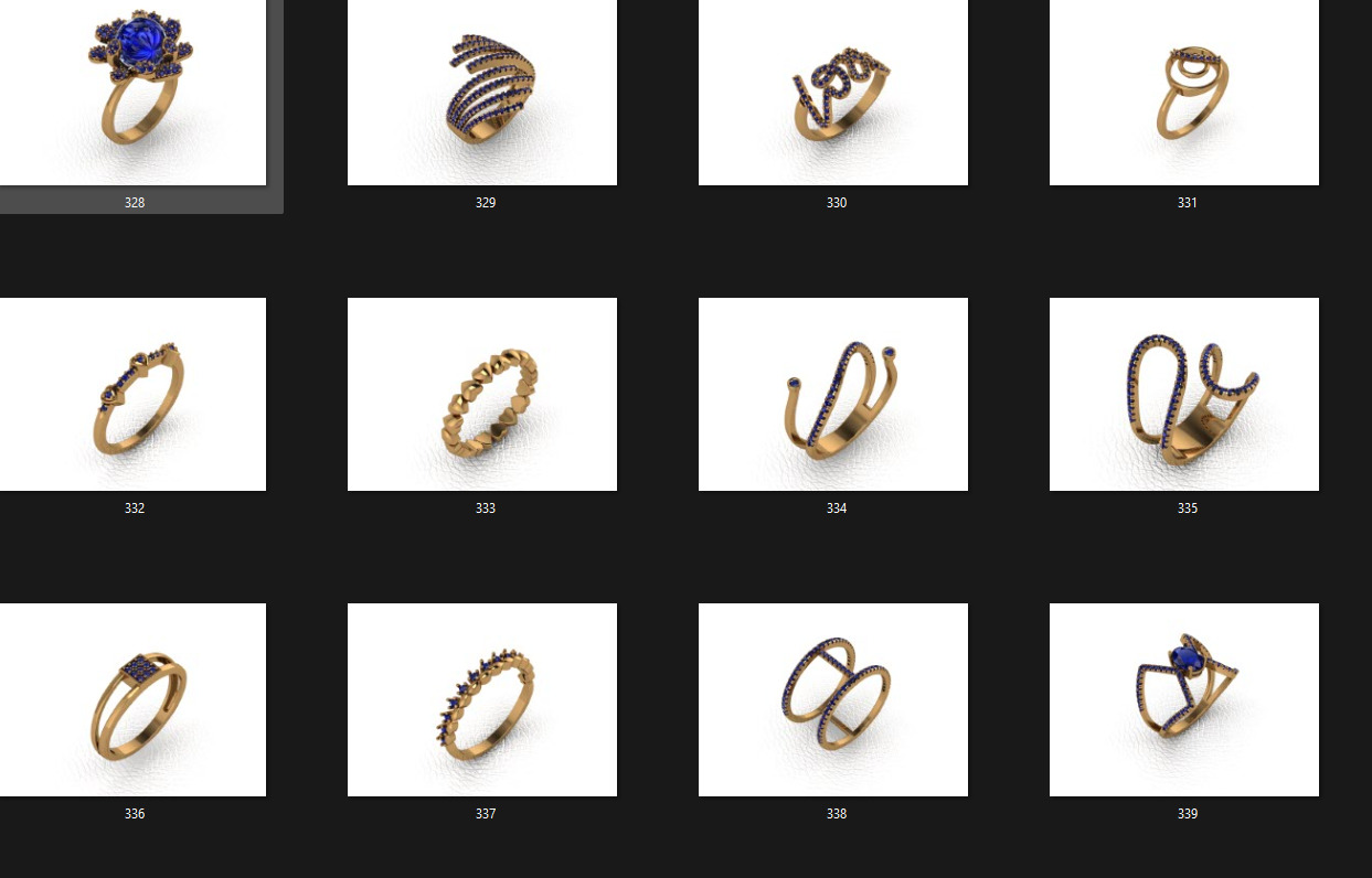 Crispy thin rings 400 models produced problem-free products 3D print model_18