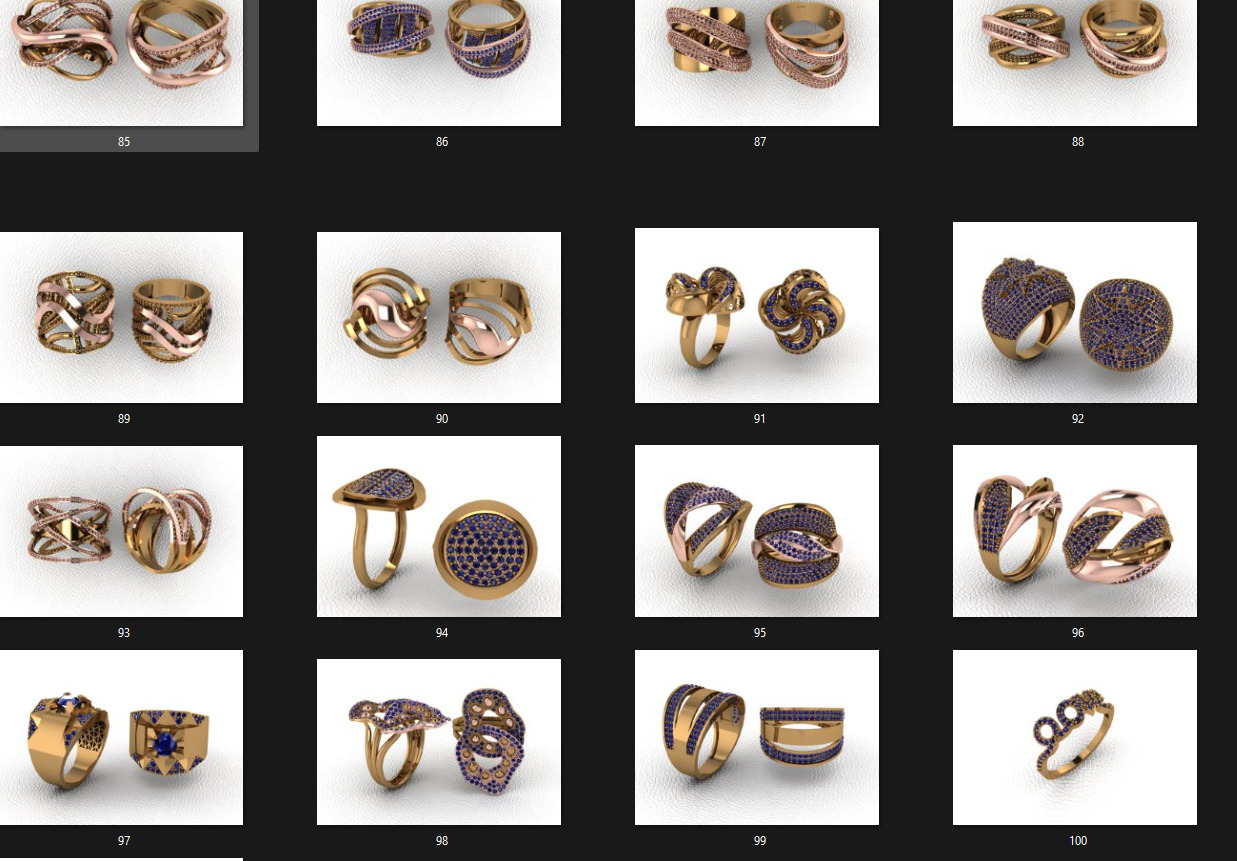 Crispy thin rings 400 models produced problem-free products 3D print model_5