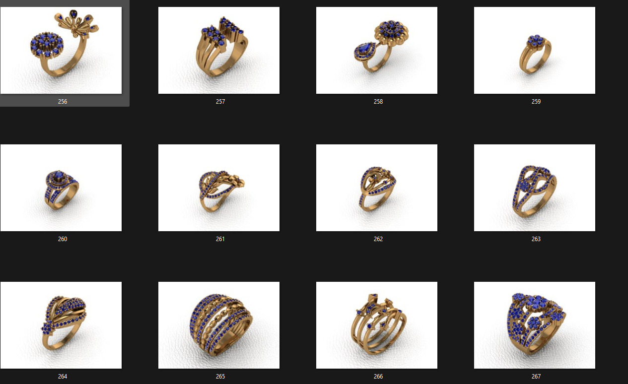 Crispy thin rings 400 models produced problem-free products 3D print model_13