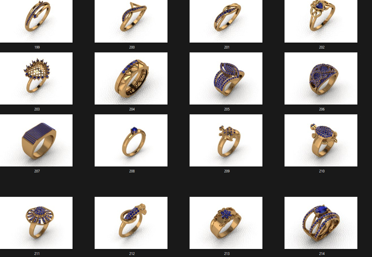 Crispy thin rings 400 models produced problem-free products 3D print model_10
