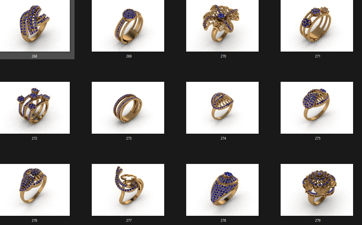 Crispy thin rings 400 models produced problem-free products 3D print model_14