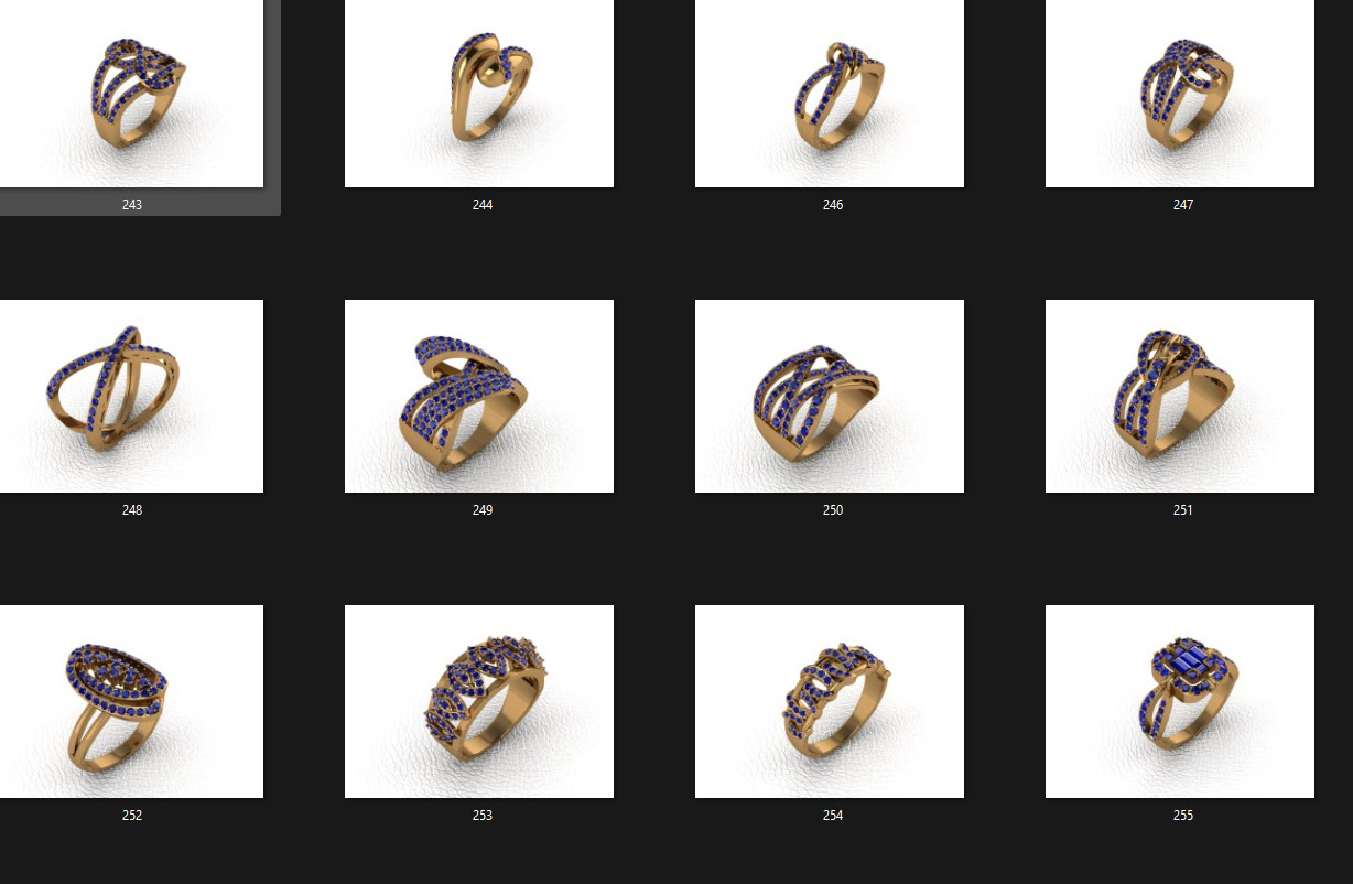 Crispy thin rings 400 models produced problem-free products 3D print model_12