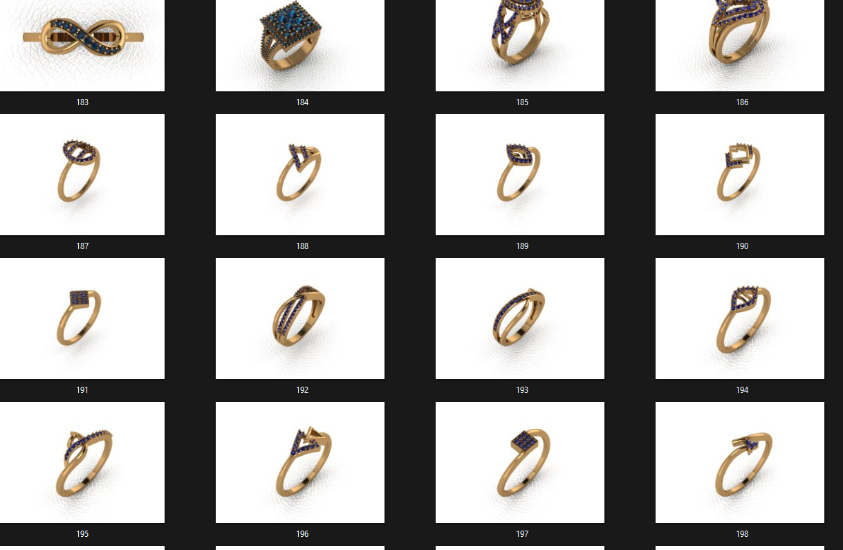 Crispy thin rings 400 models produced problem-free products 3D print model_9