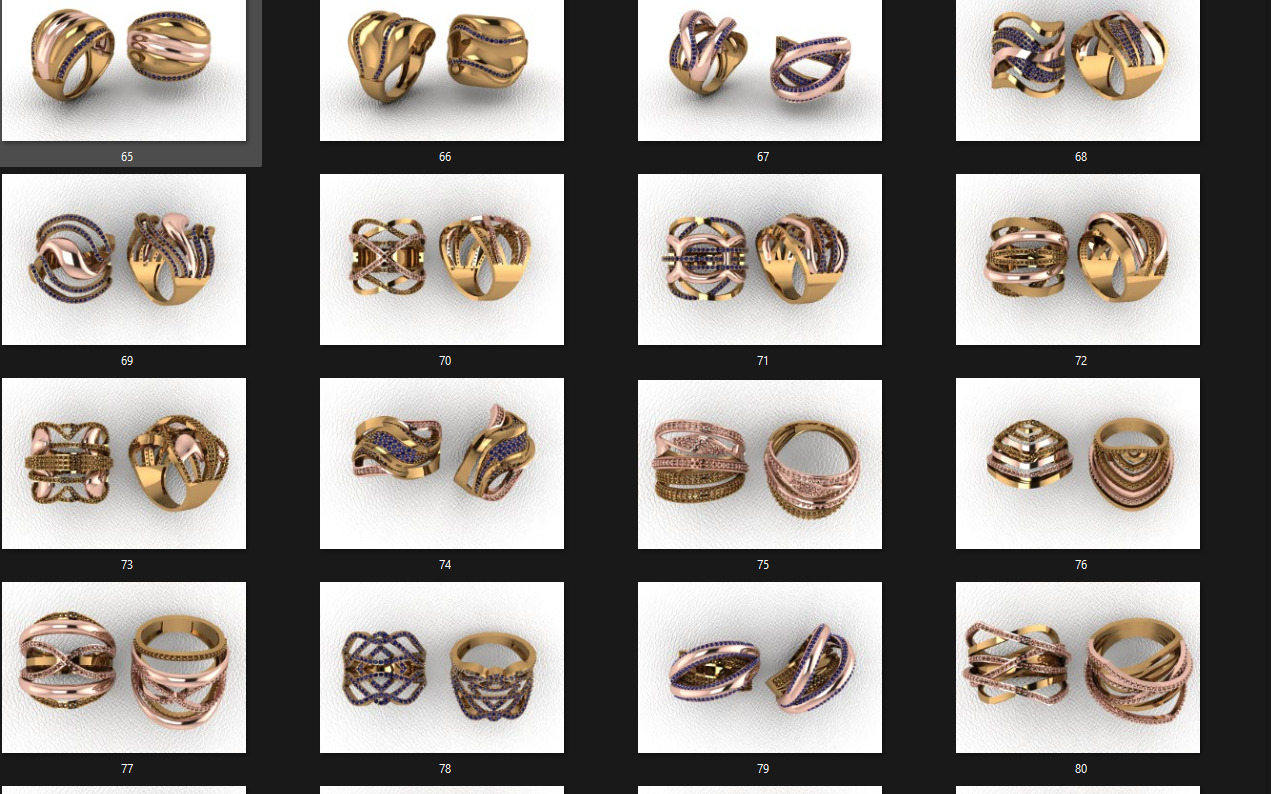 Crispy thin rings 400 models produced problem-free products 3D print model_4