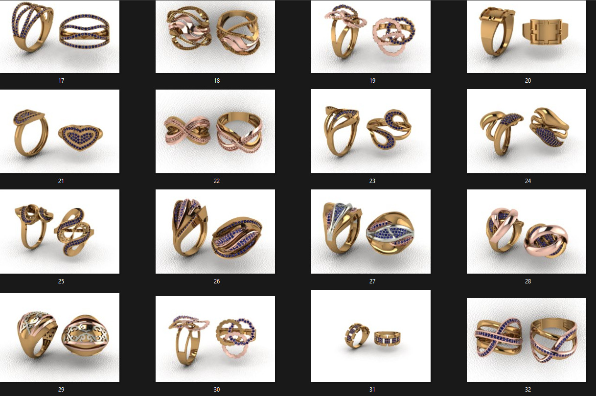 Crispy thin rings 400 models produced problem-free products 3D print model_1