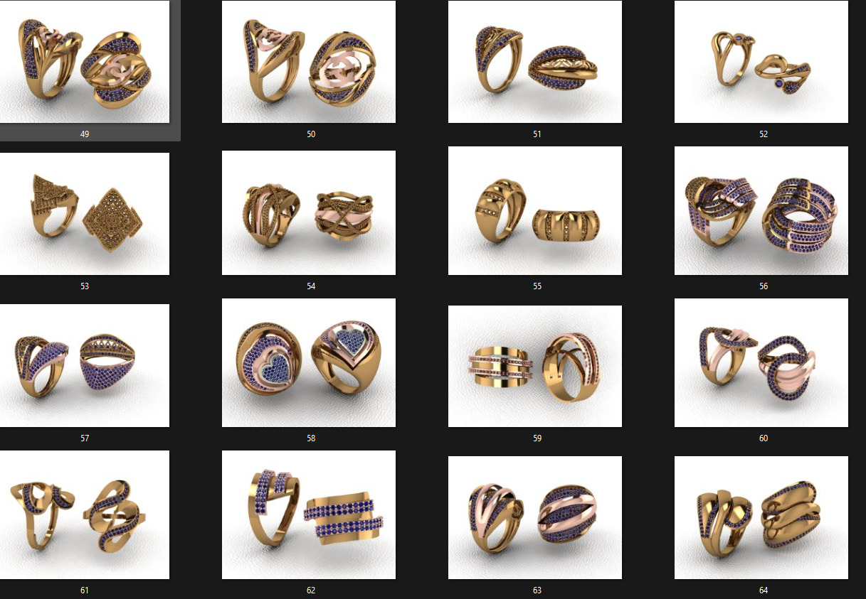 Crispy thin rings 400 models produced problem-free products 3D print model_3