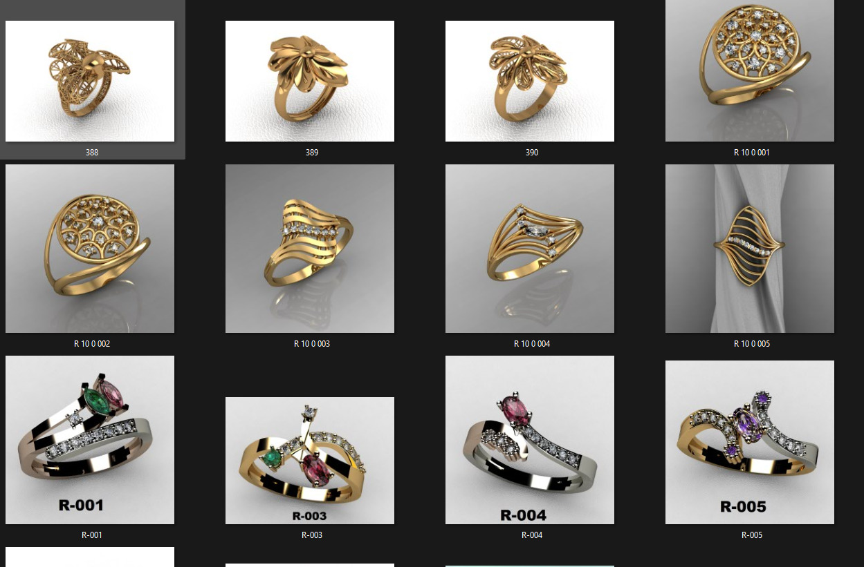 Crispy thin rings 400 models produced problem-free products 3D print model_22