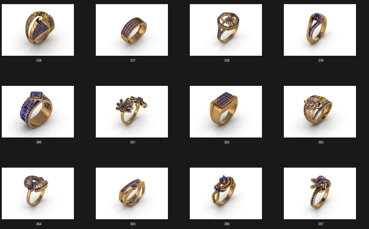 Crispy thin rings 400 models produced problem-free products 3D print model_20