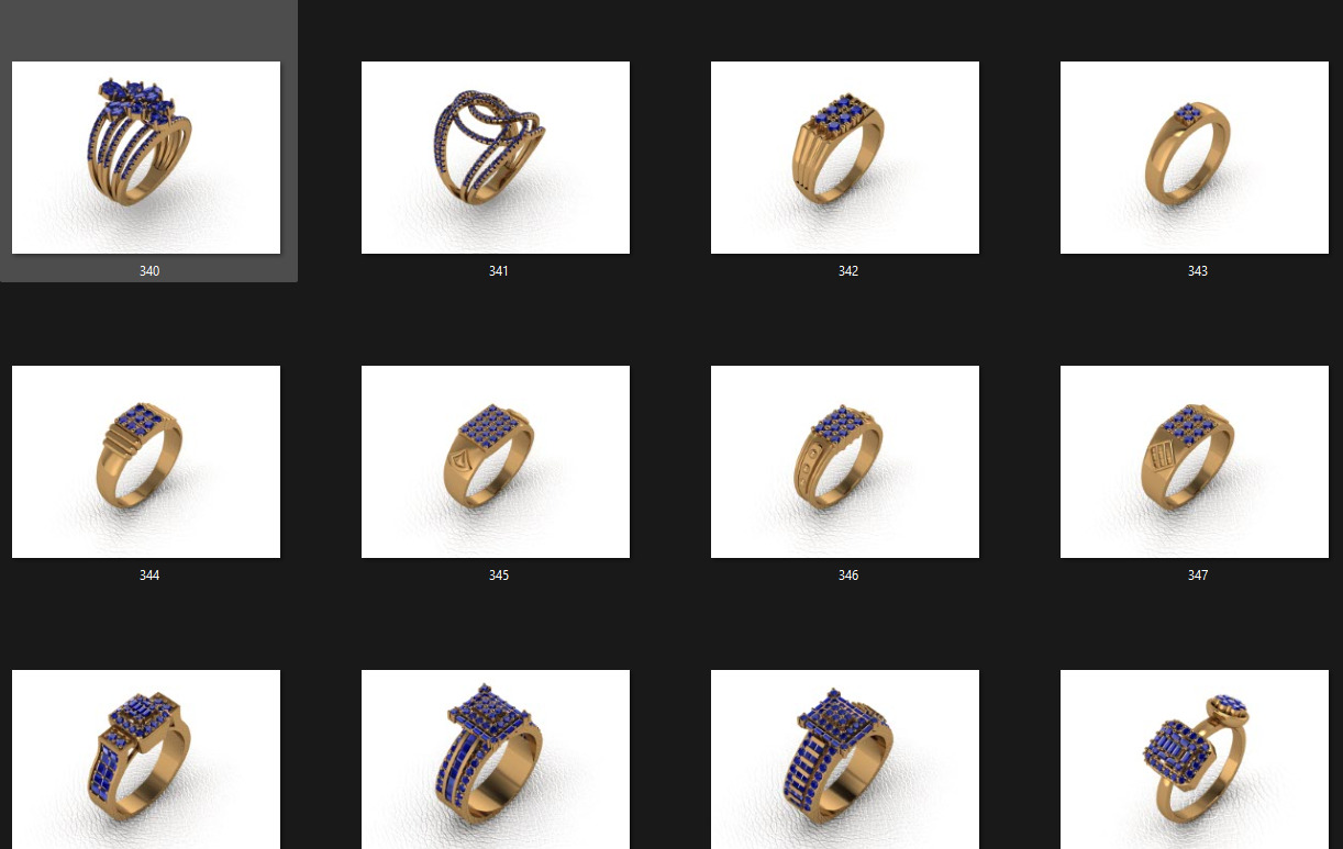 Crispy thin rings 400 models produced problem-free products 3D print model_19