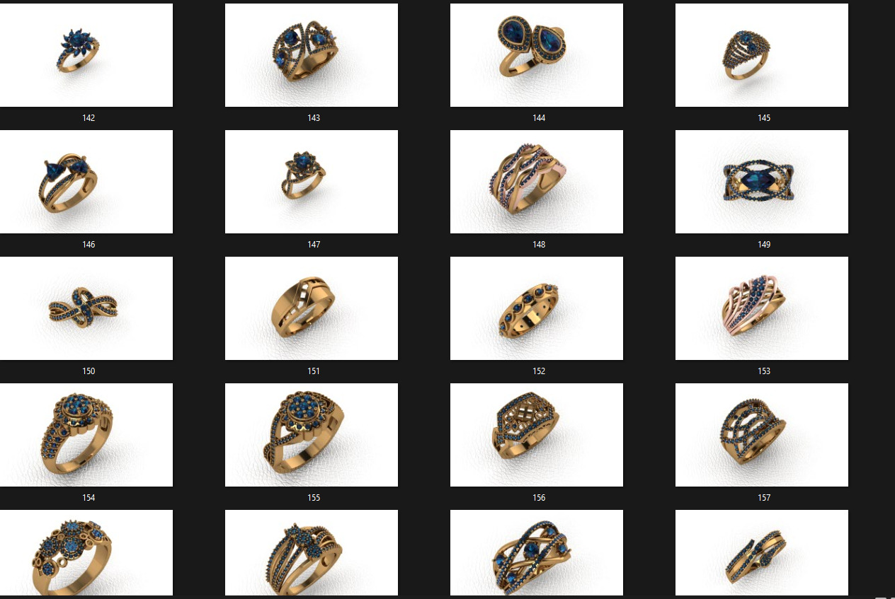 Crispy thin rings 400 models produced problem-free products 3D print model_7