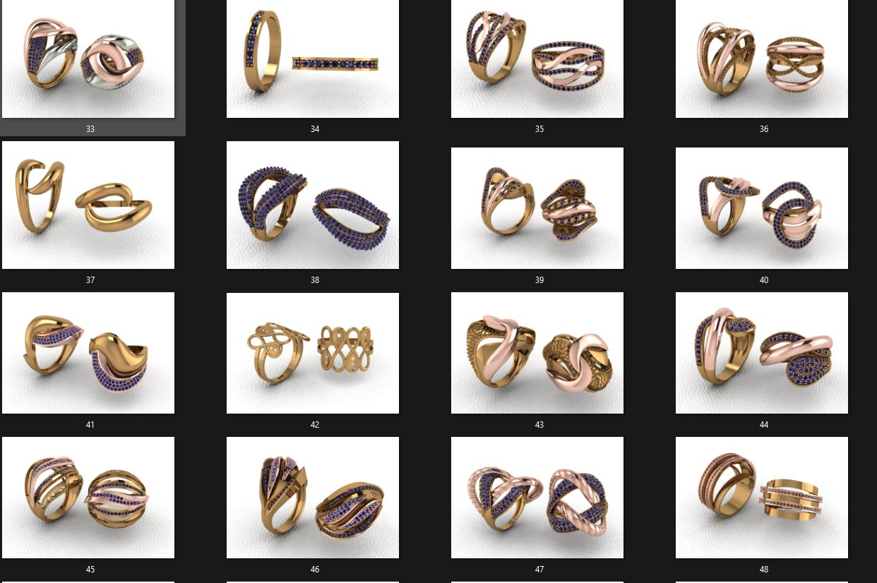 Crispy thin rings 400 models produced problem-free products 3D print model_2