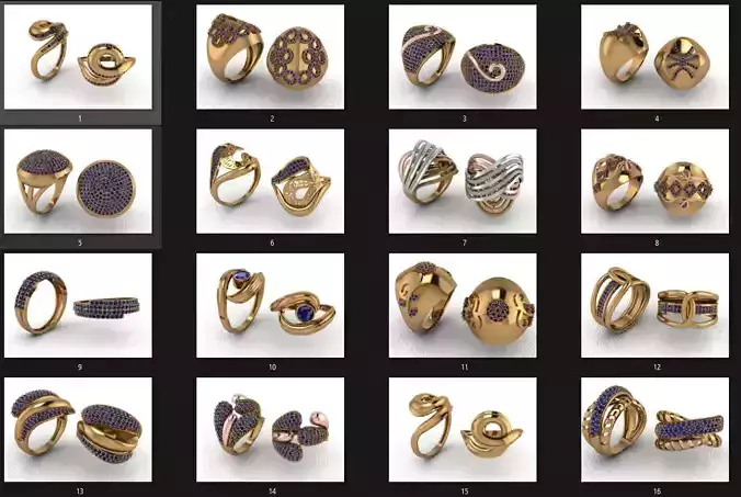 Crispy thin rings 400 models produced problem-free products 3D print model