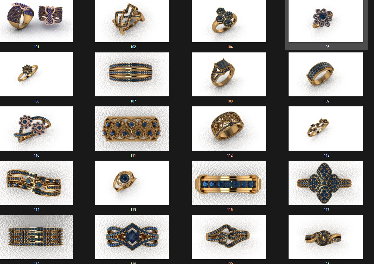 Crispy thin rings 400 models produced problem-free products 3D print model_29