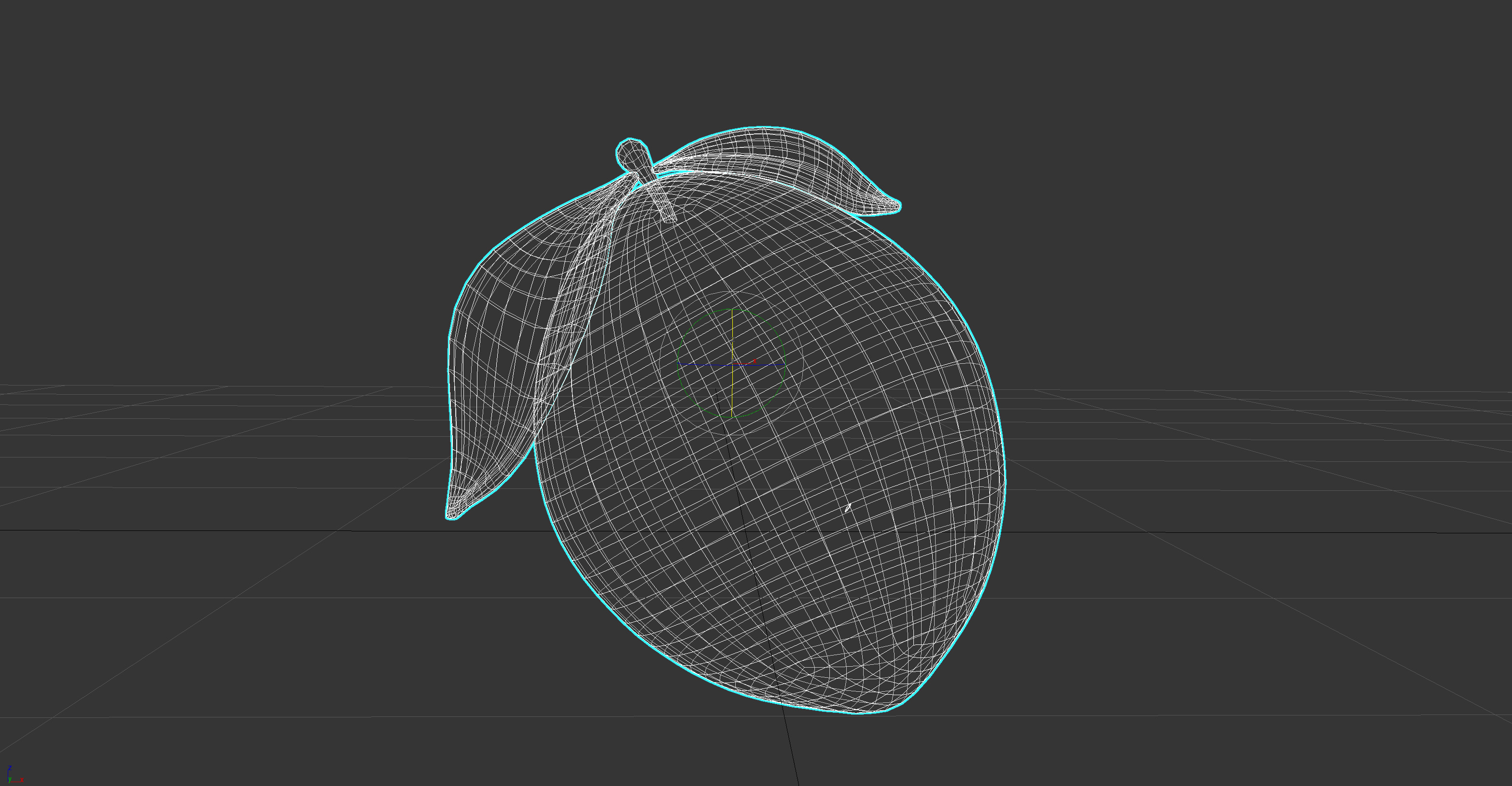 Lemmon icon Low-poly 3D model_6