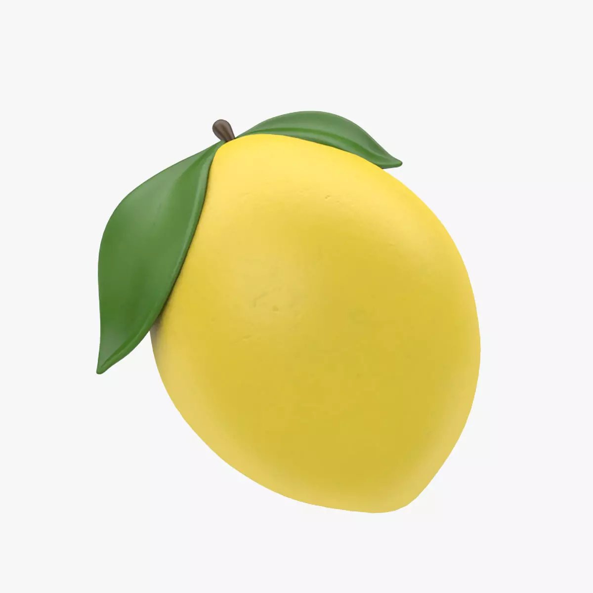 Lemmon icon Low-poly 3D model_0