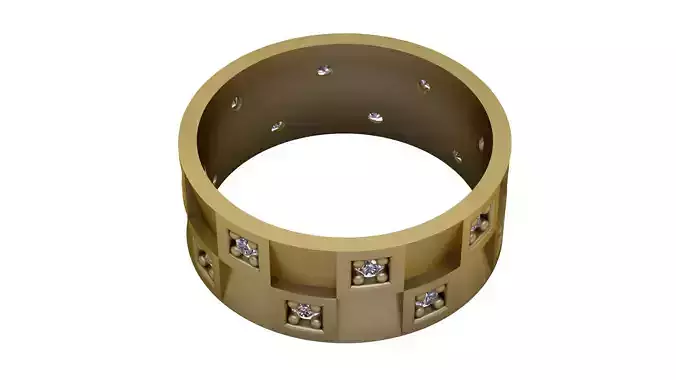 round ring  PANDANT 3D PRINTABLE MODAL  3D print model