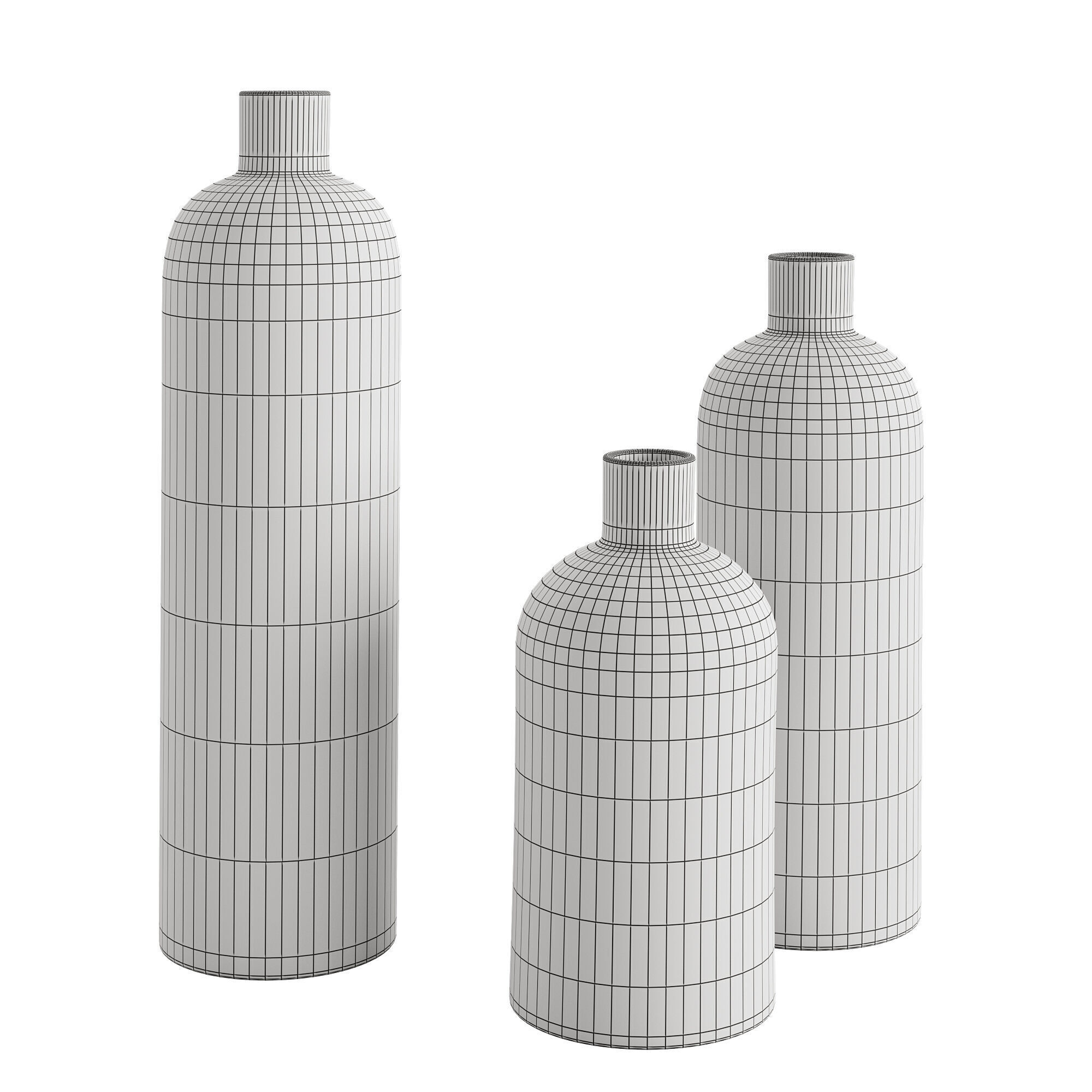 Vase Costa Nova 3D model_3