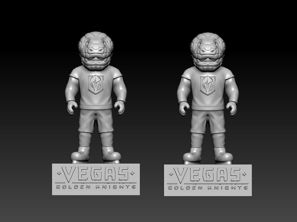 NHL - Vegas Golden Knights mascot statue - 3d print 3D print model_2