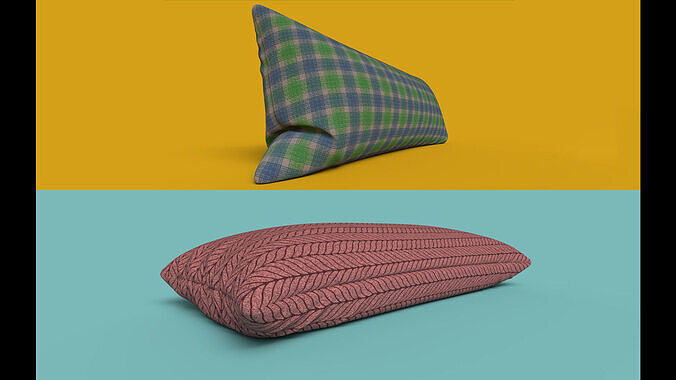 Realistic 3D Cushion Model - High-Quality Decorative Pillow  Low-poly 3D model