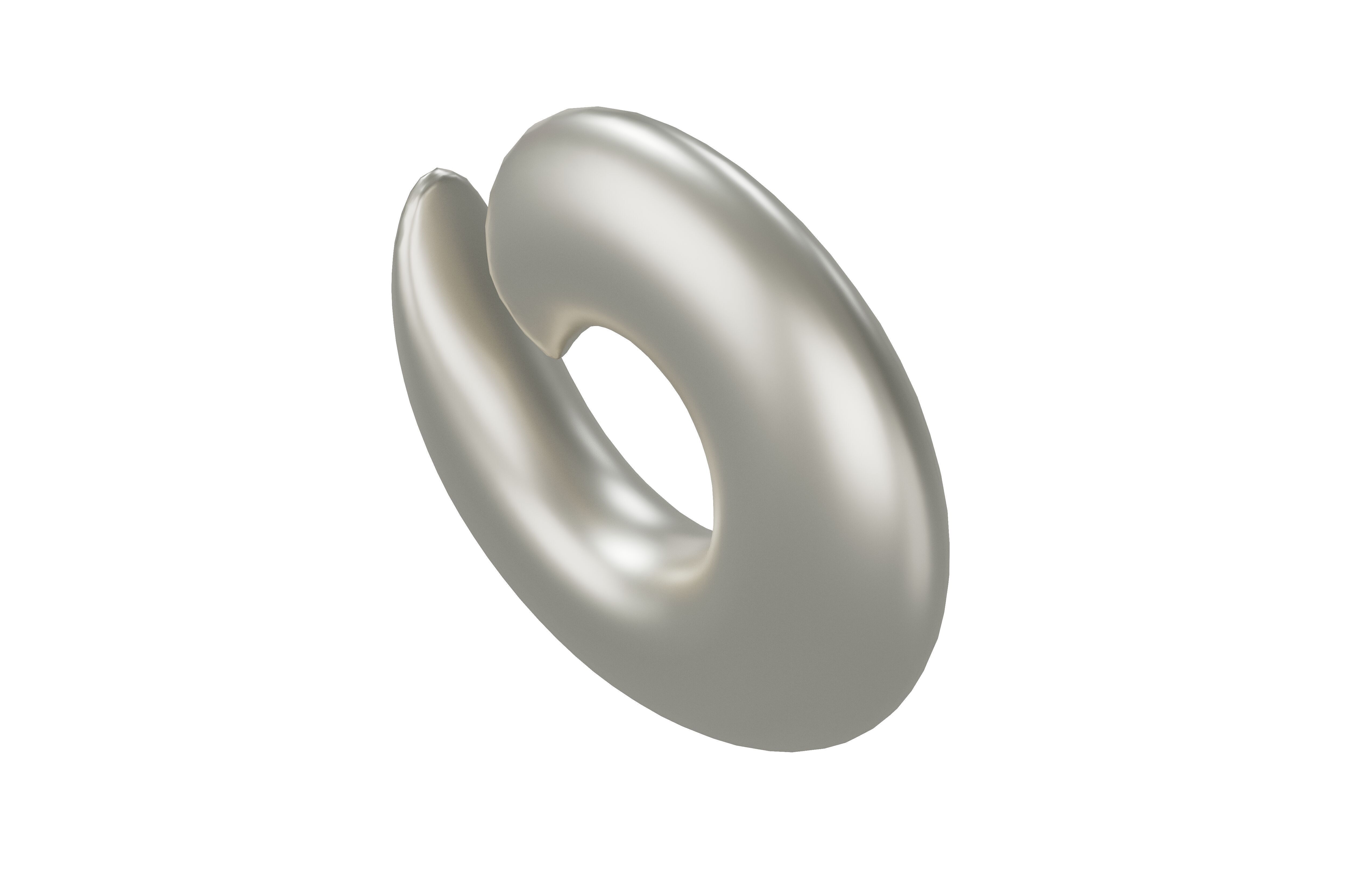 Y2K Design Element Shape v1 001 Low-poly 3D model_3