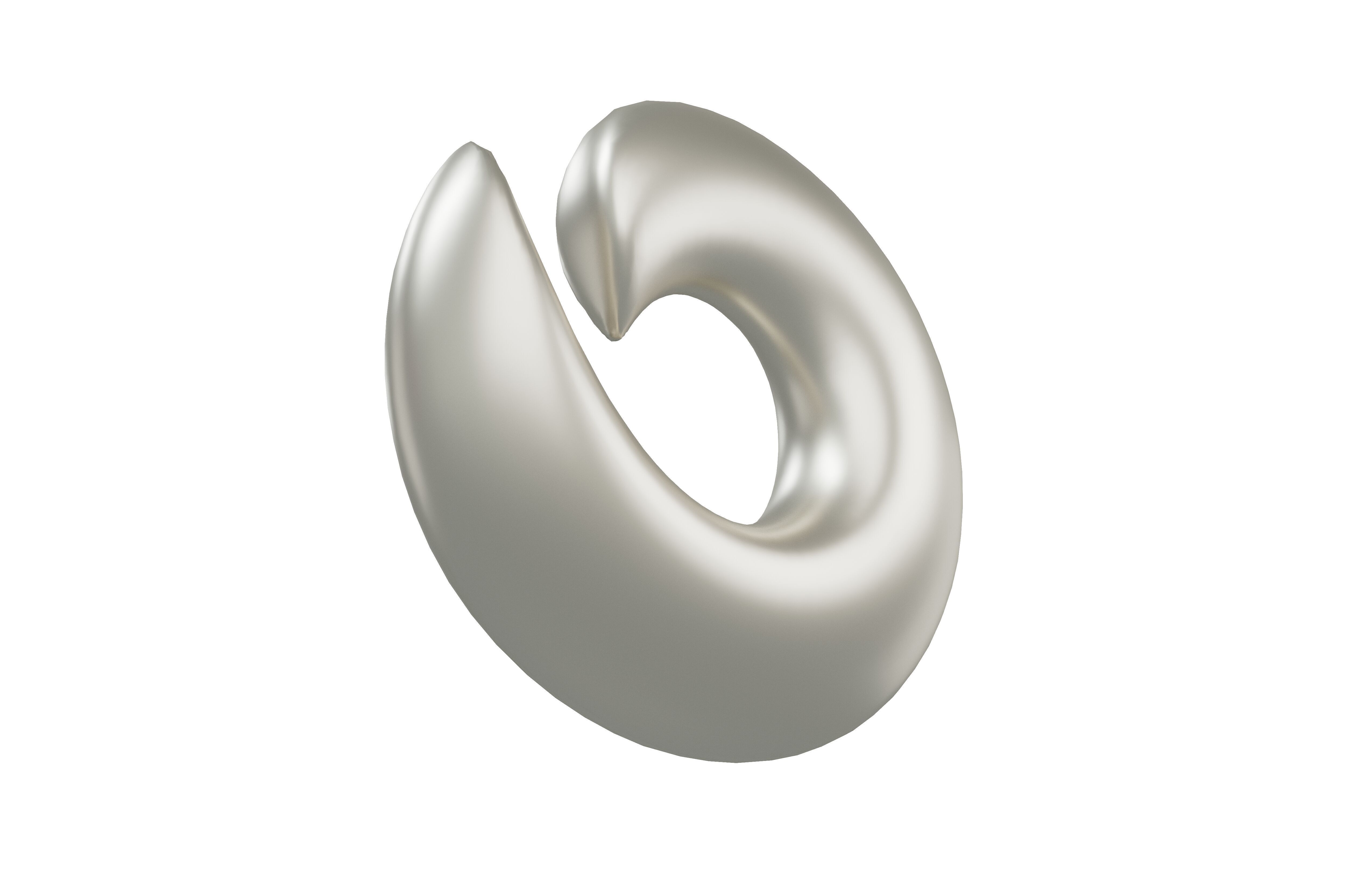 Y2K Design Element Shape v1 001 Low-poly 3D model_2