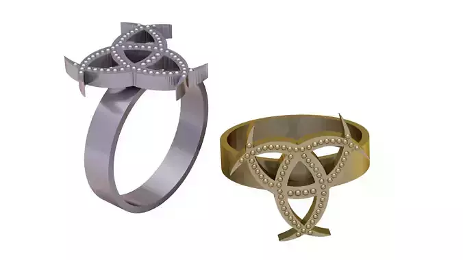 Celtic Rings  PANDANT 3D PRINTABLE MODAL 