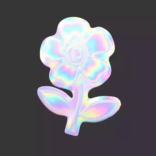 Y2K Flower Sticker v1 001