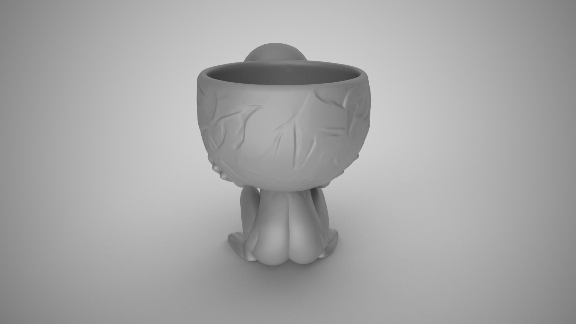 Alien Pot 3D print model_5