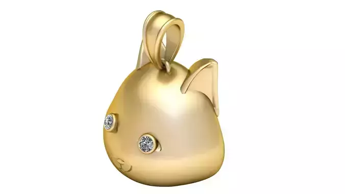 TREADY CUTE PENDANT 3D PRINTABLE MODEL