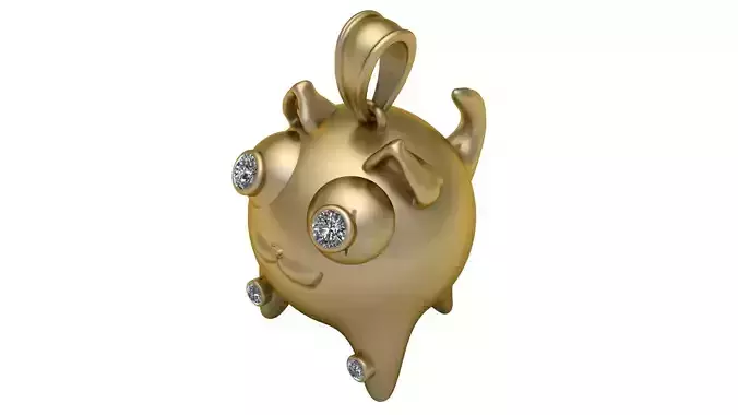 MiraiGorin PANDANT 3D PRINTABLE MODAL  3D print model
