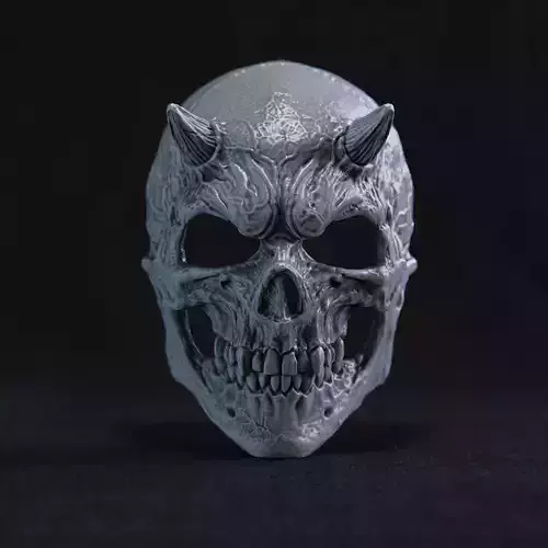 mask  skull 3D print model